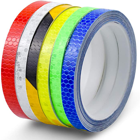 1cm*8m Reflective Tape Car Bike Adhesive Sticker Bicycle Cycling MTB Fluorescent Motorcycle Rim Sign Warning Mark Night Safety ► Photo 1/6
