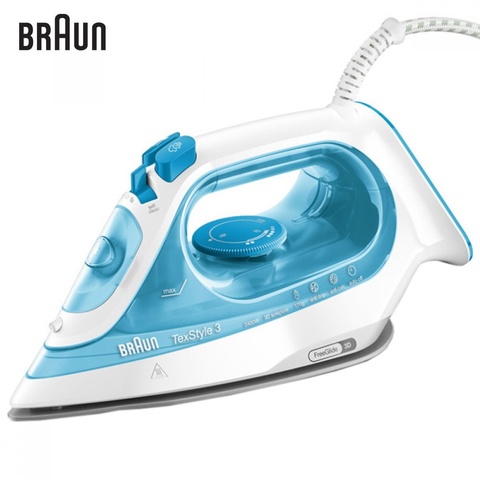 Steam Iron Braun Texstyle 3 si3053bl 2400 W Iron for ironing iron steam iron for clothing Iron Electric irons home appliances home appliances ► Photo 1/4