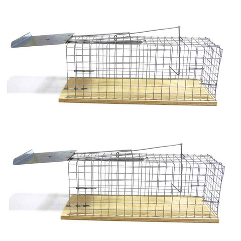 Mousetrap cage metal catch mouse fight against rodents trap pest protection destroy mice destroy ► Photo 1/4