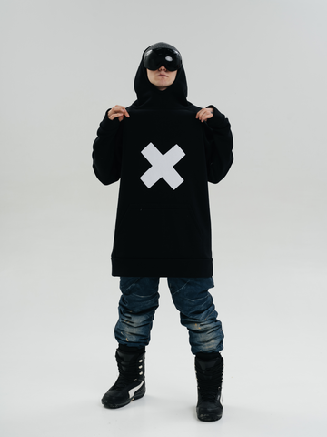 Snowboard Hoodie White Cross Handmade Men Women Snowboarding Hoodie Snowboard clothing Hoodie oversize ski Snowboard Jacket ► Photo 1/6