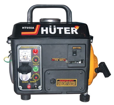 Portable gasoline generator Huter ht950a ► Photo 1/3