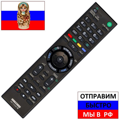 RMT-TX100E remote compatible for TV KDL-43W756C, KDL-43W808C, KD-55X8507C, KD-65X9005C replacing parts ► Photo 1/1