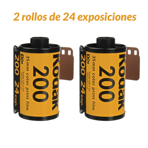 Kodak color film 24 exposures ISO 200 photo reel for 35mm process analog cameras C-41/CN-16 code DX ► Photo 1/1