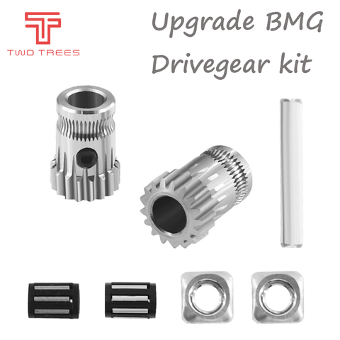 Upgrade BMG Drivegear Kit Dual Drive Gear Extruder Kit Cloned Btech Upgrade For Prusa i3 3D Printer Gear Mini Bowden Extruder ► Photo 1/6