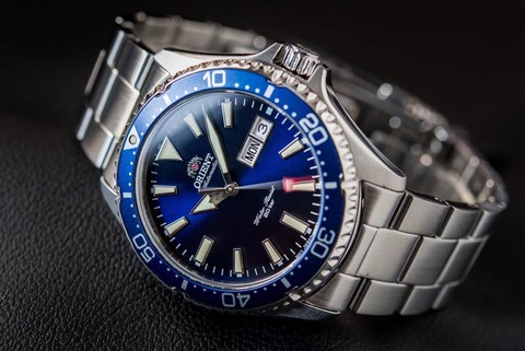 Orient Kamasu Mako III RA-AA0002L crystal sapphire strap steel blue dial diver watch sapphire glass auto watch ► Photo 1/5