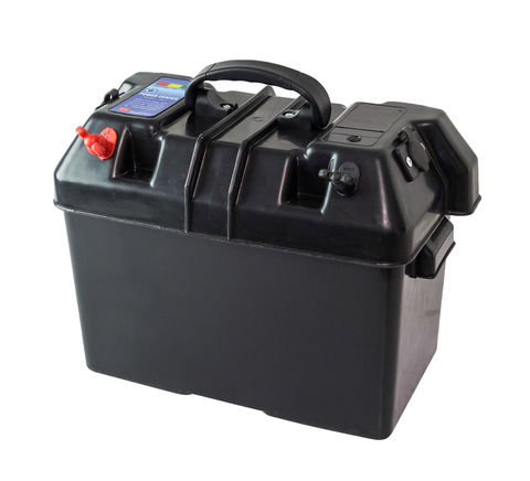 Battery Box 335 х185х225mm, with terminals and cigarette lighter c11537 ► Photo 1/3