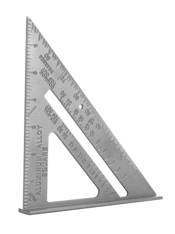 Aluminum triangular ruler 180/255/185mm Deko dkm180-255-185 with ► Photo 1/6