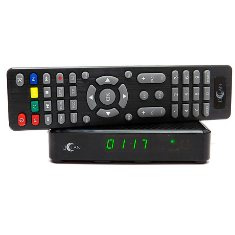 uClan Denys H.265 with automatic search MULTISTREAM / T2MI, Stalker portals, IPTV satellite digital tv receiver prefix dvb-t2/s2 for russia smart set top box tuner with wifi internet wai file extension units youtube ► Photo 1/6