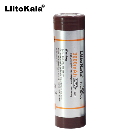 Liitokala new original for  18650HG2 3000mAh 3.6V 18650 lithium continuous discharge 20A dedicated electronic  battery ► Photo 1/3