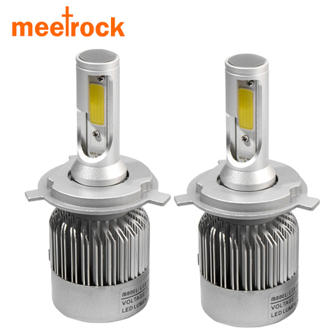 Meetrock car headlight H7 LED H4 H8/H9/H11 HB3/9005 HB4/9006 9007 h3 H1 880 bulb auto front fog bulb automobile headlamp ► Photo 1/6
