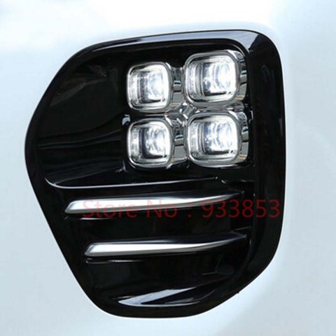 ABS chrome 4TH Generation Inner Front Fog Light Cover Trim For Kia Sportage 2016 2017 2022 ► Photo 1/3