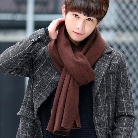 2022 NEW arrived brand men scarf knit spring winter scarves long size male warmer women's scarves ► Photo 1/6