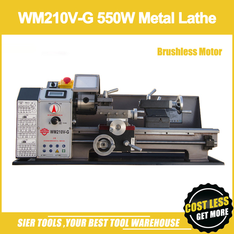 WM210V-G 550W Metal Lathe/Brushless Motor Mini Lathe with Gearbox control ► Photo 1/1