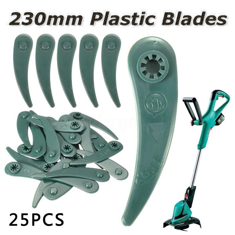 25pcs Plastic Blades for Bosch ART 23-18 Li/26-18Li Grass Strimmer Trimmer plastic garden accessories Lawn Mower plastic blade ► Photo 1/6