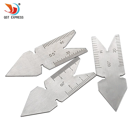 3pcs/ set 60 degree 55 degree Inch Metric Screw Thread Pitch Gauge Center Gauge Measuring Lathe Tool ► Photo 1/6