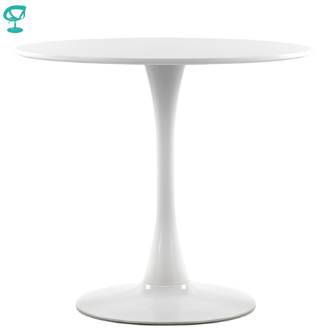 95251 Barneo T-3 Plastic high Breakfast Interior Table Bar Table Kitchen Furniture Dining Table White free shipping in Russia ► Photo 1/6