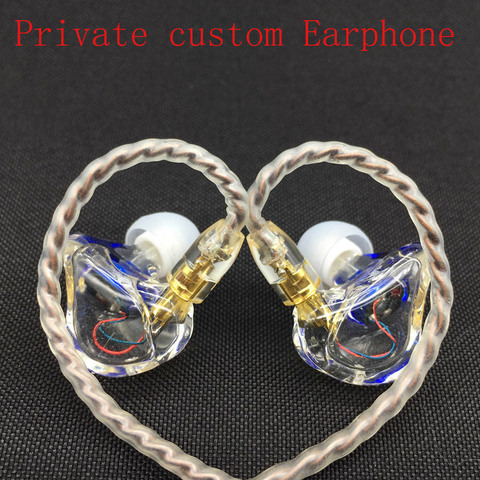 HIFI Private Custom Made1DD and 1BA Dynami Drivers Headset Noise Earphone For shure mmcx SE215 Single crystal copper Cable ► Photo 1/1
