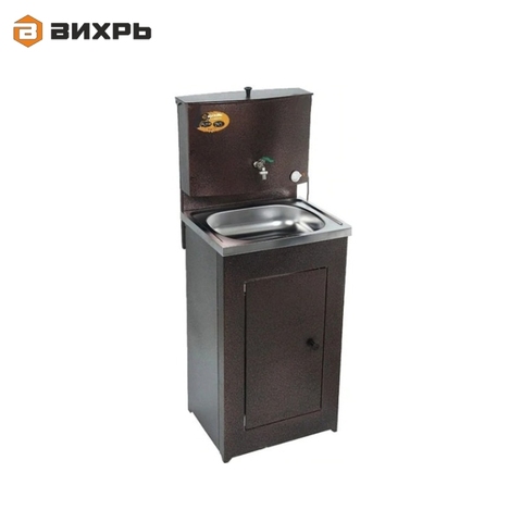 Garden sink VIHR, color copper, heated, stainless steel sink Wash stand Hand-wash basin Moidodyr Cupboard with sink ► Photo 1/5