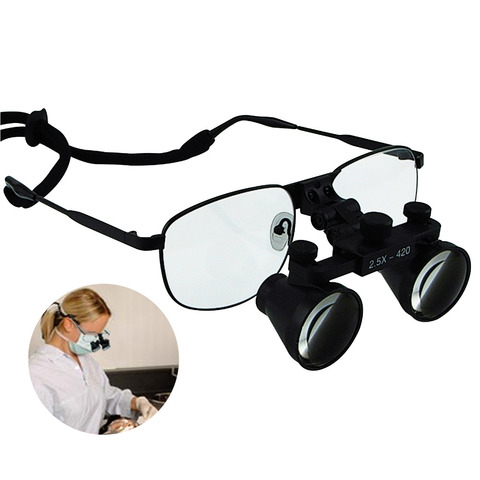 Nickel Alloy Frame 2.5x 3.5x 4.0x 6.0x Magnification Power Dental Loupes Galilean Keplerian Style Binocular Dentistry Surgical ► Photo 1/1