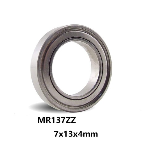 3pcs/lot MR137ZZ Bearing 7*13*4mm Deep Groove Ball Bearing Miniature Bearing  MR137-ZZ 7x13x4mm 52100 Chrome Steel ► Photo 1/1