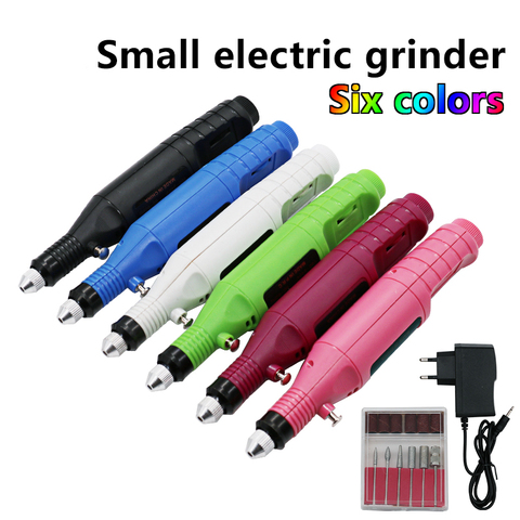 Multi-color Grinding machine pen mini electric sander sanding machine Gundam nail polishing Tools EU Plug ► Photo 1/6