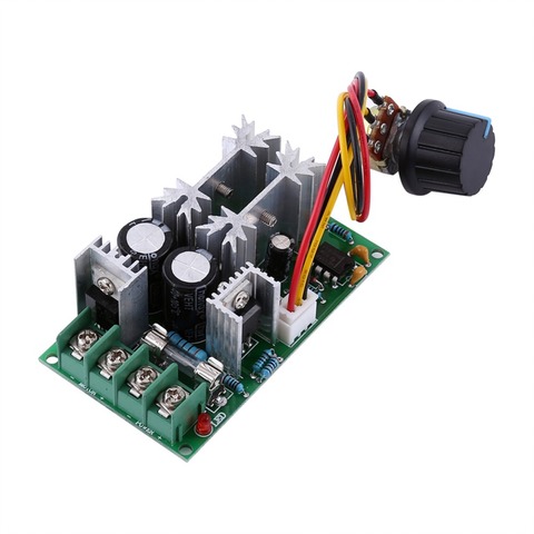 20A DC10-60V 12V 24V PWM Motor Speed Regulator Controller Switch High Power Driver Module Adjustable Speed Board High Quality ► Photo 1/6