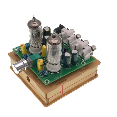 Tube Amplifiers Audio board Amplificador Pre-Amp Audio Mixer 6J1 Valve Preamp Bile Buffer Home Diy Kits ► Photo 1/6