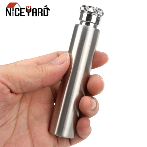 NICEYARD 1 oz/1.5 oz Wine Whisky Bottle Stainless Steel Wine Bottle Hip Flasks Portable Tubular Wine Pot Polished Round Bottom ► Photo 1/6