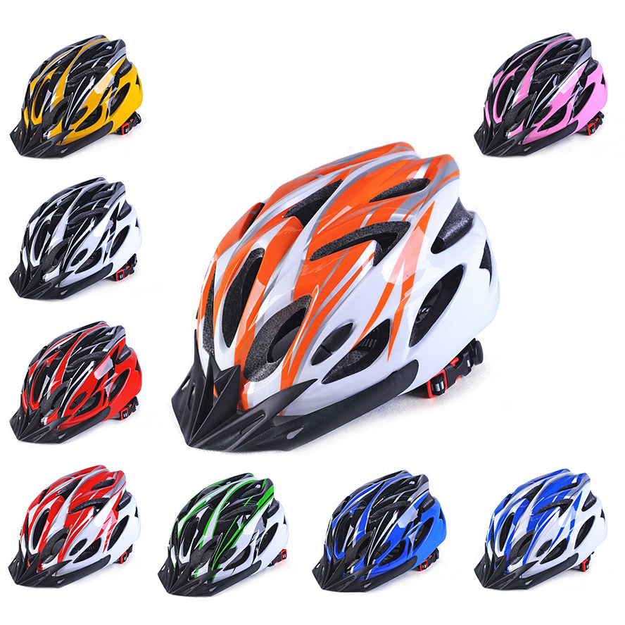 18 Air Vents Bicycle Cycling Helmet Mountain Bike Light Safety Helmet Unisex New 