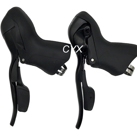 microNEW Double Triple 2/3X8 Speed Shifter Bicycle Dual Control Levers Road Bike Shift Lever Derailleur Compatible for Shimano ► Photo 1/6