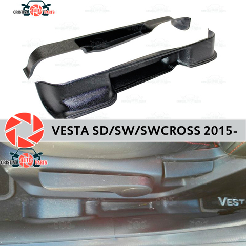 For Lada Vesta 2015- pocket box seats storage box  accessories protection carpet decoration car styling pocket between the seats ► Photo 1/6