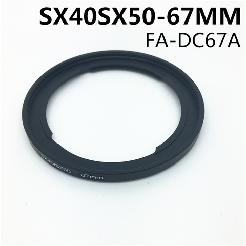 1pcs Camera Lens Adapter FA-DC67A for canon PowerShot SX30 IS SX40 SX50 HS Mount 67mm Filter / lens hood Accessories ► Photo 1/1