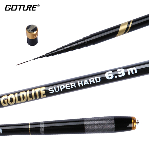 Goture GOLDLITE Super Hard Carbon Stream Hand Telescopic Fishing Rod 2/8 Power Feeder Carp Fishing Rod 3.6M 4.5M 5.4M 6.3M 7.2M ► Photo 1/6