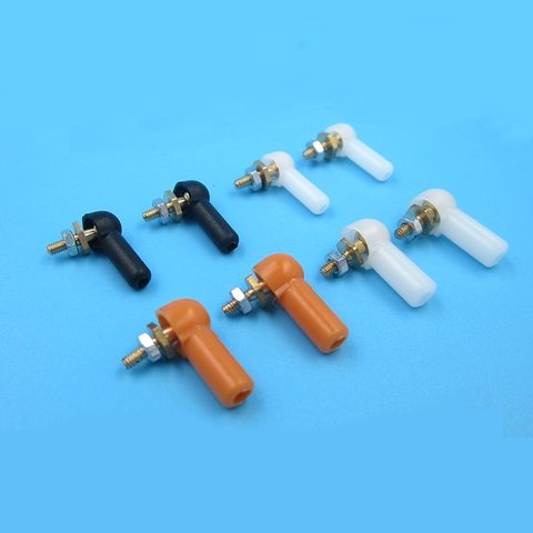 10PC M2 M3 Ball Joint 2mm 3mm Linkage Rod Ball Head Connector L16/17mm Rod End for DIT RC Gasoline Boat Servo Spare Parts ► Photo 1/4