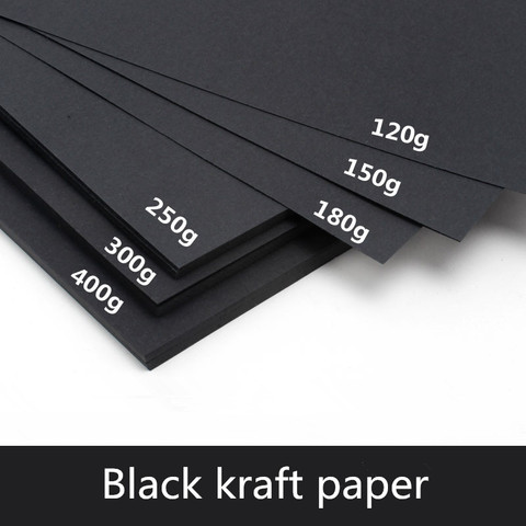 A4 A3 Gray Thicked Kraft Paper DIY Handmake Card Making Craft