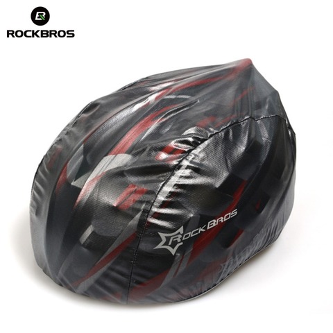 ROCKBROS Waterproof Dustproof Bike Helmet Cover Rainproof Cycling Helmets Covers