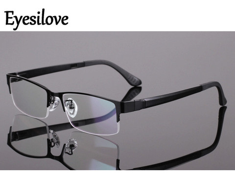 Eyesilove Finished myopia glasses fashion men's business Nearsighted Glasses prescription eyeglasses from -0.50 to -8.00 ► Photo 1/1