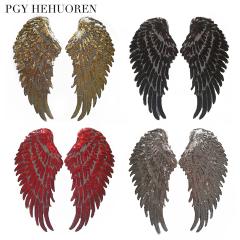 PGY 1pcs/Angel wings Sewing Patch T-Shirt  Adhesive  Applique Embroidery Patch DIY Clothing Accessory Backpack Patches ► Photo 1/6