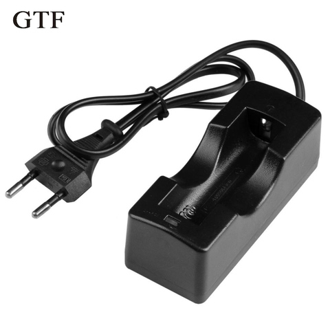GTF Battery Charger 18650 Charger 3.7V 18650 battery Wired Single charger Protected For LED Flashlight rechargeable Battery ► Photo 1/6