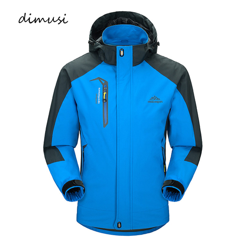 DIMUSI Casual Jacket Men's Spring Autumn Army Waterproof Windbreaker Jackets Male Breathable UV protection Overcoat 5XL,TA541 ► Photo 1/6