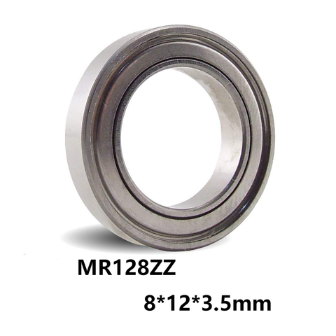 3pcs/lot MR128ZZ bearing Deep Groove Ball Miniature Mini Bearing MR128-ZZ 8*12*3.5mm 8x12x3.5 52100 Chrome Steel ► Photo 1/2