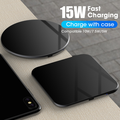 15W Wireless Charger Mat for iPhone X/XS Max XR 8 Plus SIKAI 10W Wireless Charging Pad for Huawei mate 20 pro p30pro ► Photo 1/1