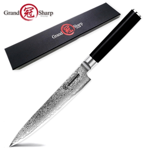 Damascus Kitchen Knife 5.9 Inch Utility Knife 67 Layers vg10 Japanese Damascus Steel Kitchen Knives Chef Knife Cooking Tools NEW ► Photo 1/6