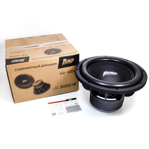 AMP H2-12D2 Universal 12 Inch Car Subwoofer Max 1500W HIFI Strong Bass Auto Audio Sound Home Woofer Speaker ► Photo 1/1