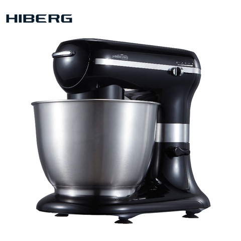 Food planetary mixer HIBERG MP 1255 B Kitchen Food Stand Mixer Cream Egg Whisk Blender Cake Dough Bread Mixer Maker Machine ► Photo 1/5