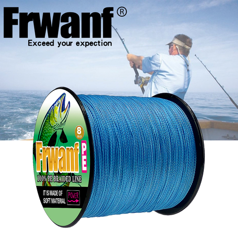 Frwanf 8 Strand Japan Super Strong PE Braided Fishing Line Multifilament Fishing  Line 500m Braid Thread Black 8 Braid 6LB -300LB - Price history & Review, AliExpress Seller - Frwanf Official Store