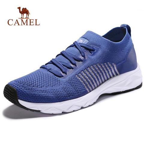 CAMEL Large Size Men Women Breathable Running Shoes Summer Thin Ligth Casual Soft Outdoor Sports Walking Jogging Sneakers ► Photo 1/6