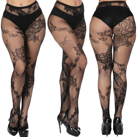DOIAESKV Women Bodystocking Sexy Lingerie Ladies  Erotic Lingerie Sex Body Stockings Of Large Size Tights Plus Size Women Tights ► Photo 1/6
