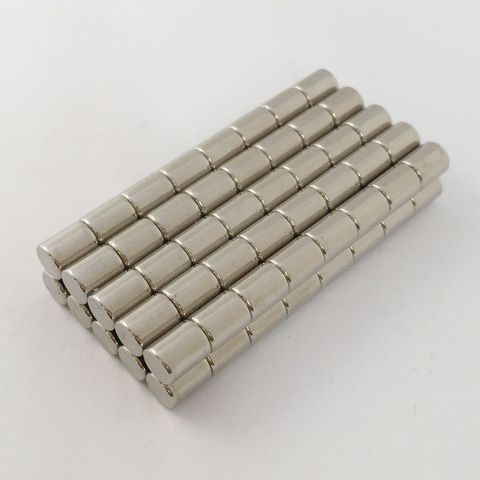 Cylinder Magnet 50pcs Dia5x7mm Neodymium Magnets disc fridge magnet Neo Rare Earth Magnetic Curtain Rods N35 50pcs/lot ► Photo 1/4