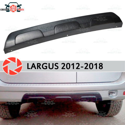 Rear bumper diffuser for Lada Largus 2012-2022 plastic ABS exterior parts car styling accessories decoration ► Photo 1/6